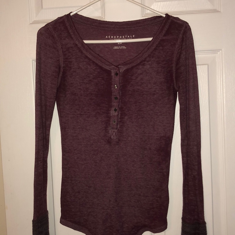 waffle pattern light sweater